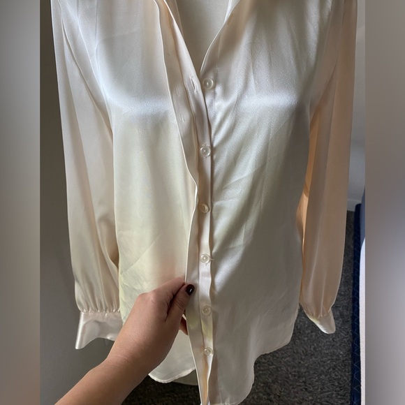 Karen Scott Champagne Blouse - Picture 5 of 9